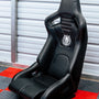 Bucket Style Recline Seats Full Black Pair