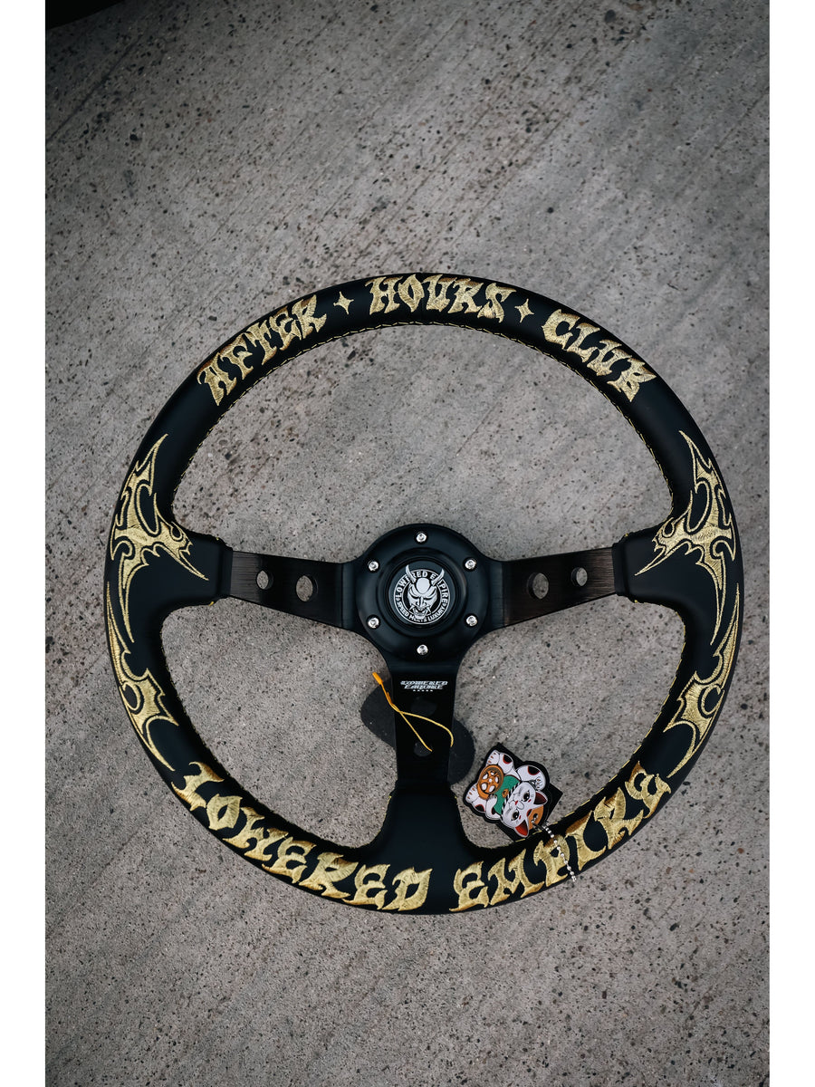 Golden Afterhours Steering Wheel