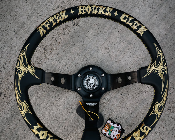 Golden Afterhours Steering Wheel