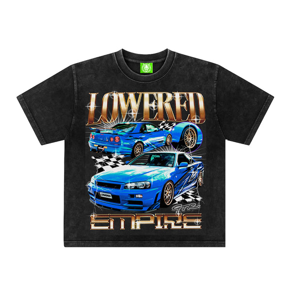 R34 Washed BootLeg Style Tee