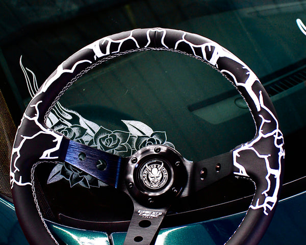 MisoFresh x Lowered Empire Leather Steering Wheel