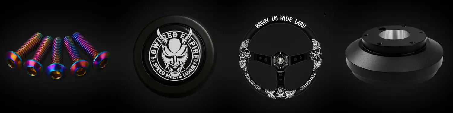 Lowered Empire Steering Wheel Package Contents