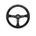 Black Reaper Carbon Fiber Steering Wheel 350mm- Lowered Empire