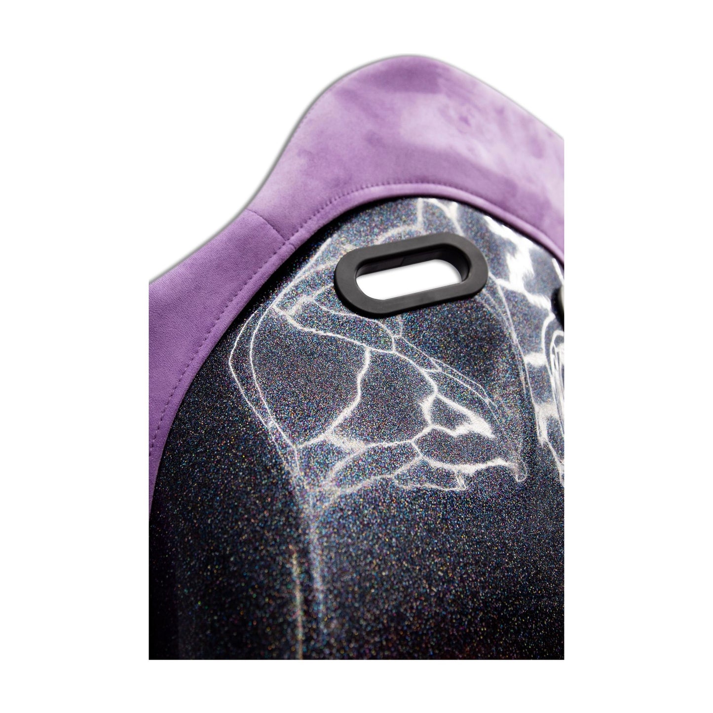 Purple Alcantara Hannya Style Bucket Seats