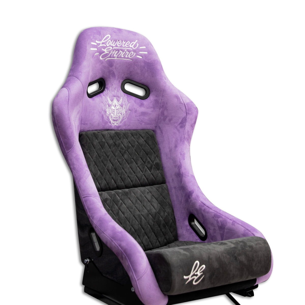 Purple Alcantara Hannya Style Bucket Seats