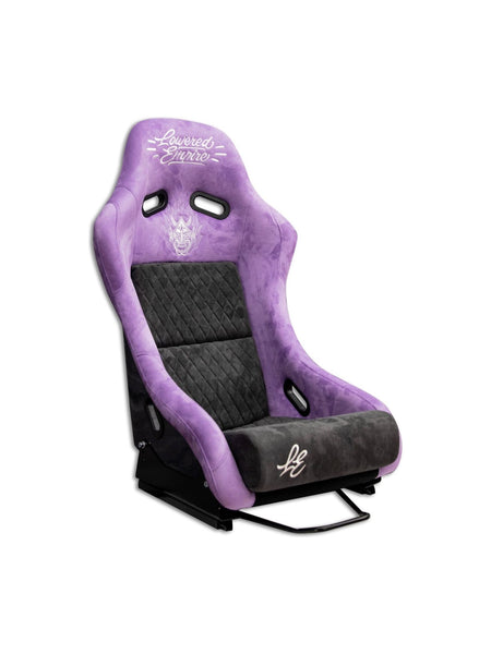 Purple Alcantara Hannya Style Bucket Seats