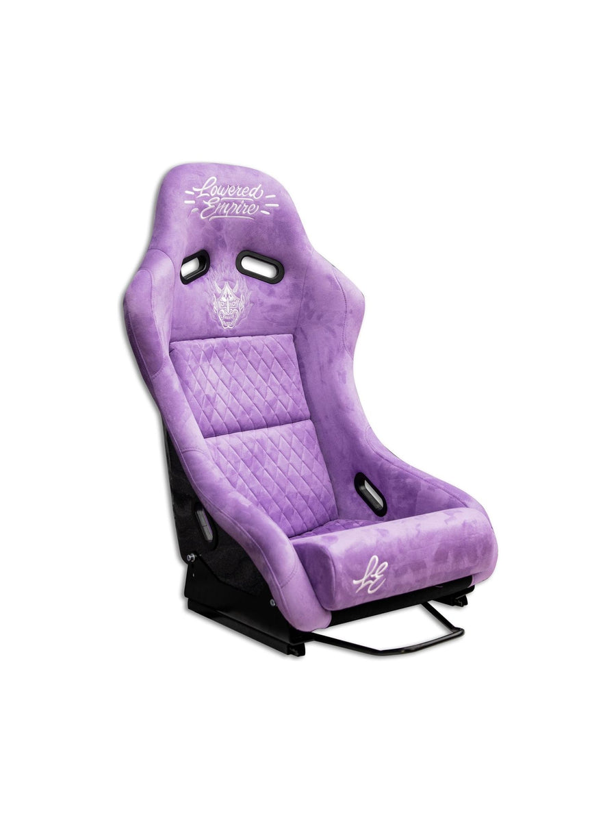 Purple Alcantara Hannya Style Bucket Seats