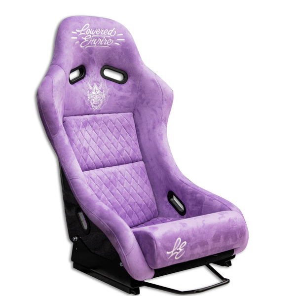 Purple Alcantara Hannya Style Bucket Seats