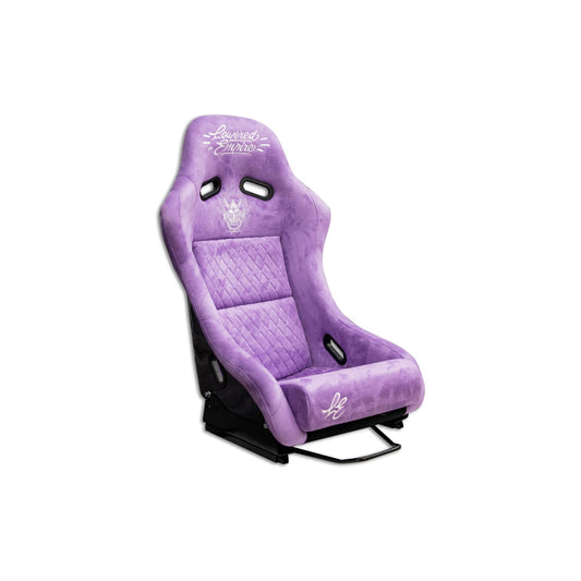 Purple Alcantara Hannya Style Bucket Seats