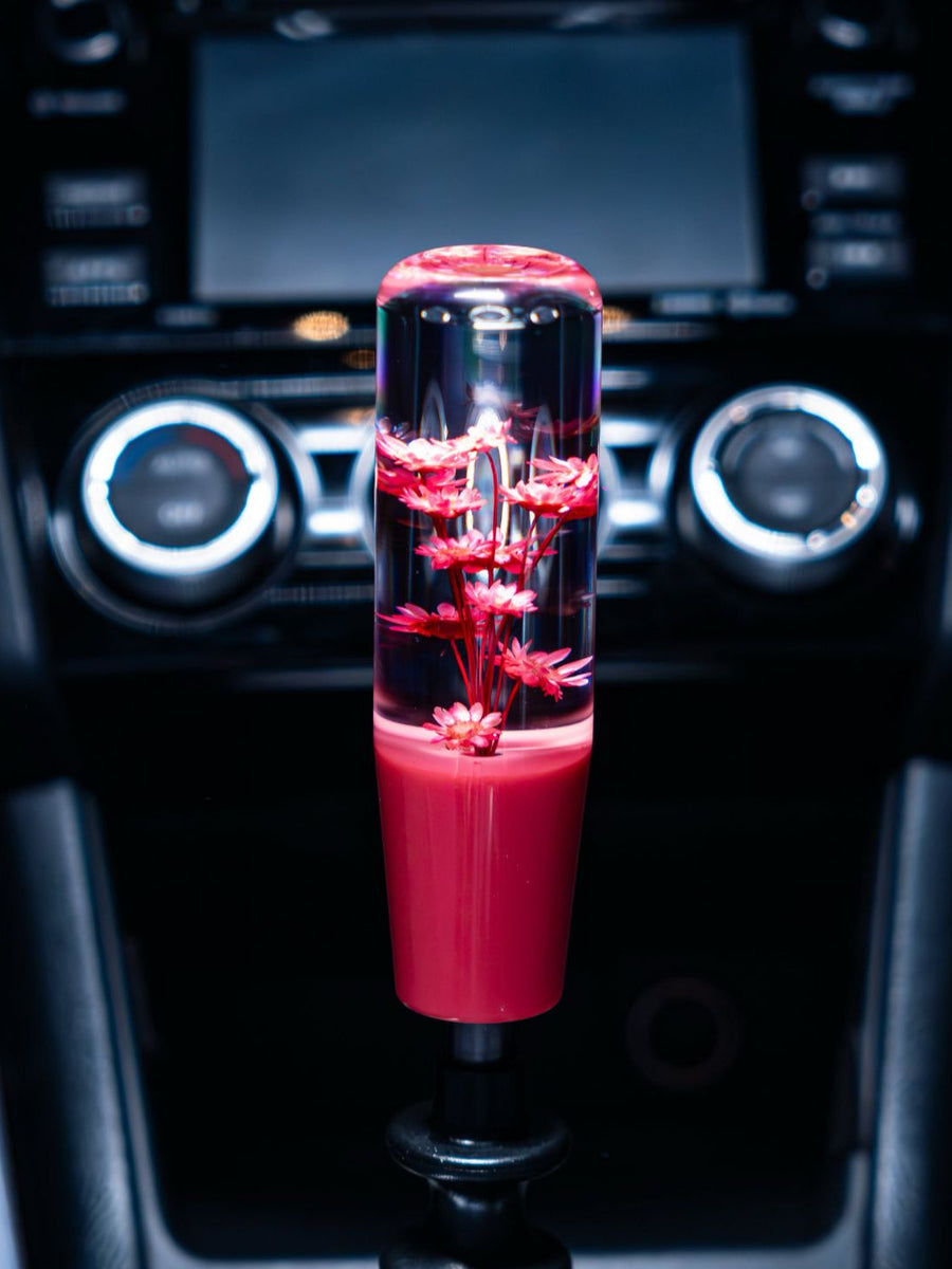 Pink Sakura Clear Shift Knob