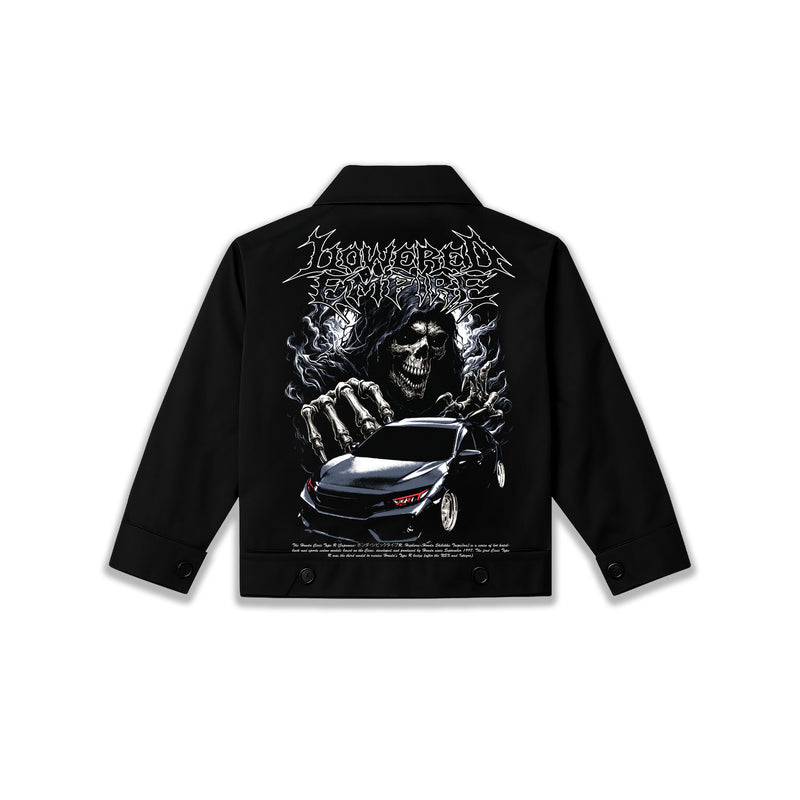 Death Before Stock Civic Acid Wash Vintage Jacket– Lowered Empire