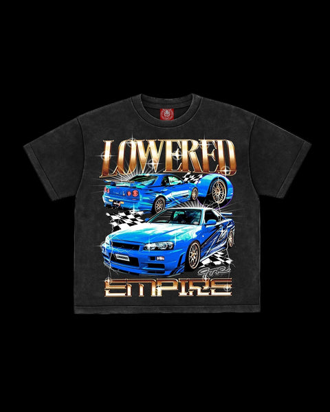 R34 Washed BootLeg Style Tee