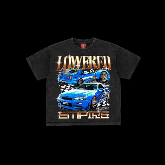 R34 Washed BootLeg Style Tee