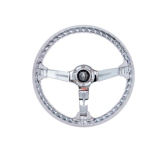 Rakkī JDM Chrome Steering Wheel