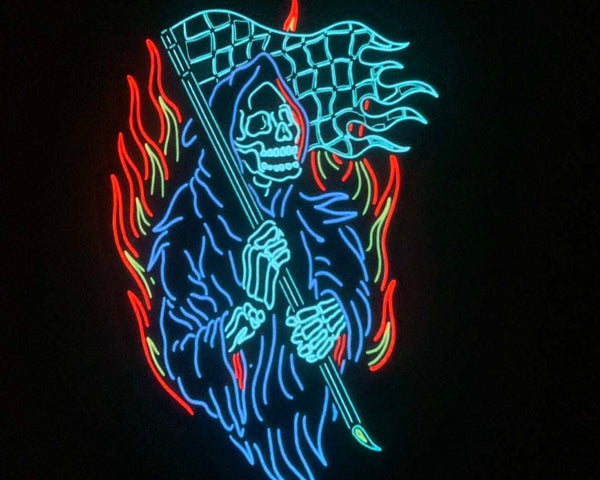 Grim Reaper  LED Glow Up Sticker