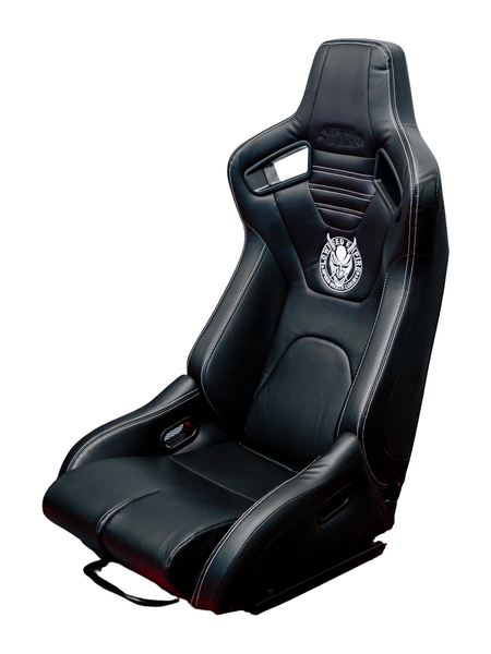 Bucket Style Recline Seats Full Black Pair