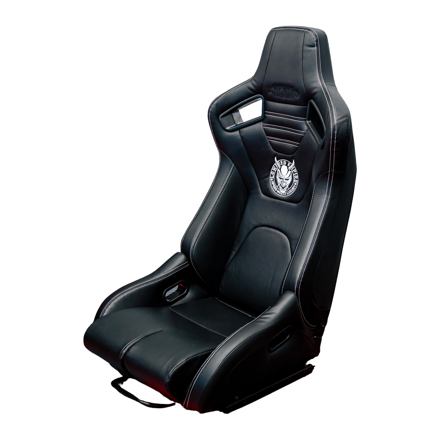 Bucket Style Recline Seats Full Black Pair