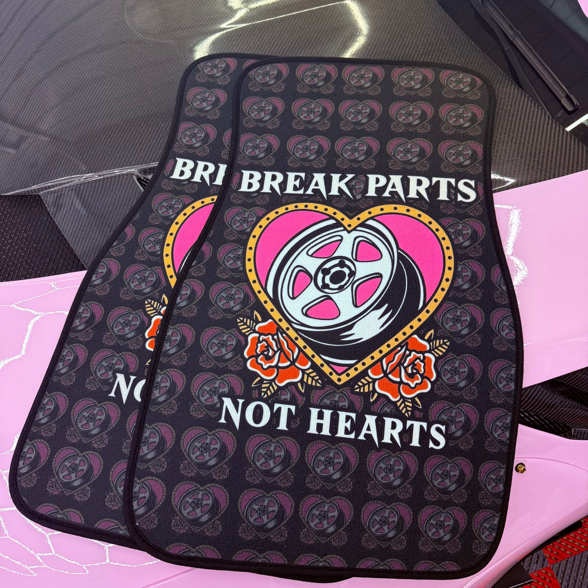 Broken Hearts Floor Mats