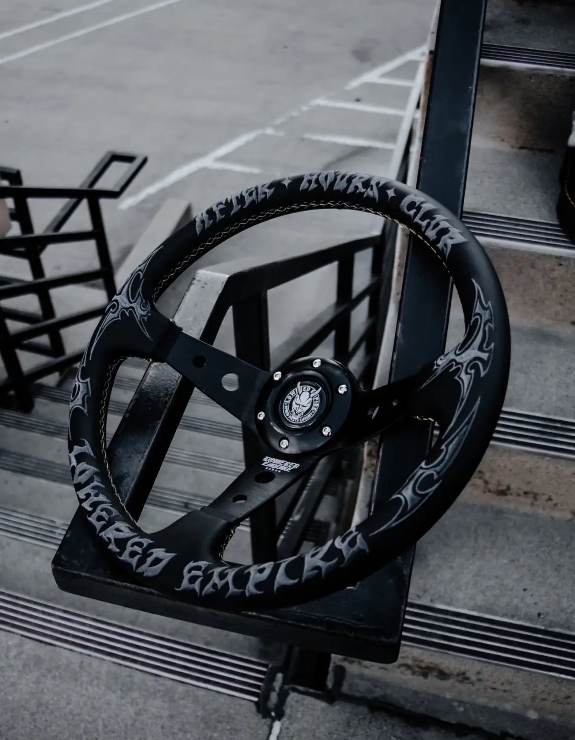 Lowered Empire Steering Wheel Detail