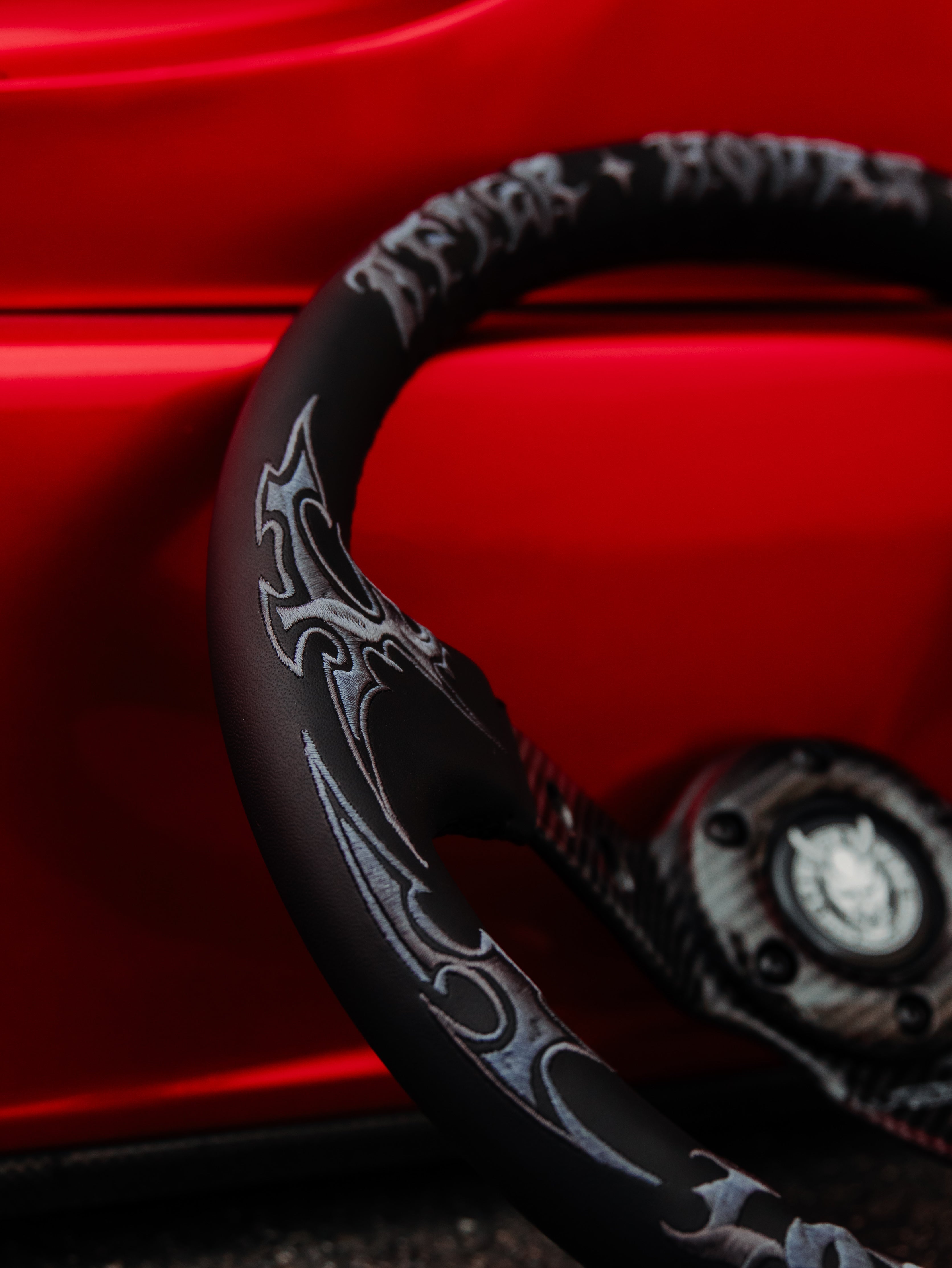 Carbon Fiber After Hours Club AH-2 Steering Wheel 350mm- Lowered Empire