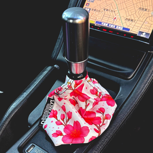 White Sakura Blossom Shift Boot | Interior Gear Boot Replacement