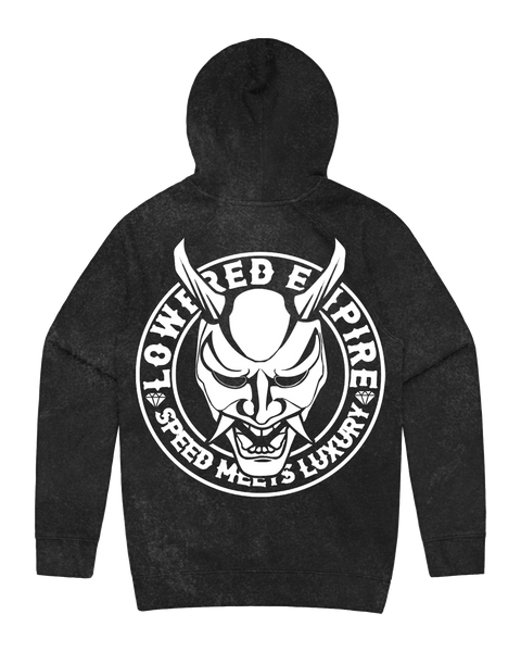 Lowered Empire Acid Wash OG Logo Hoodie