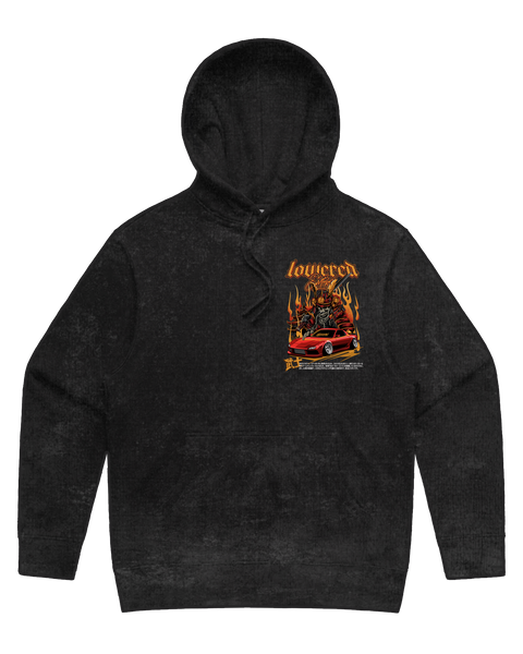 The RX7 Reaper Acid Wash Premium Hoodie