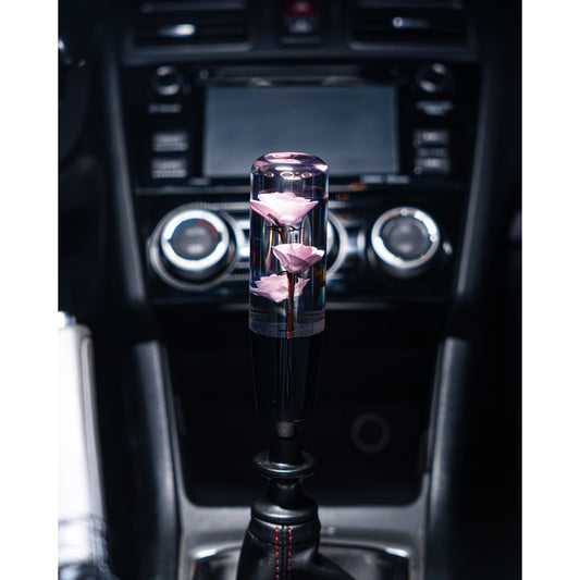 Pink Camellias Roses Shift Knob