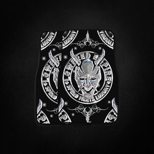 Chrome out OG Logo Floor Mat x2 Pair.