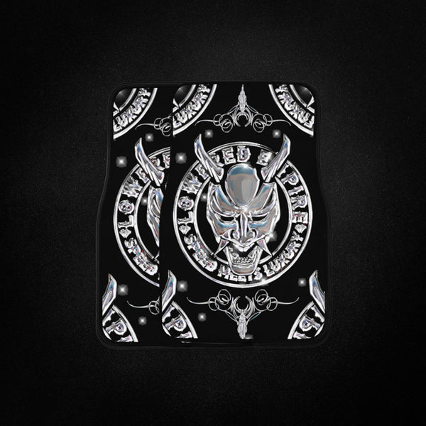 Chrome out OG Logo Floor Mat x2 Pair.