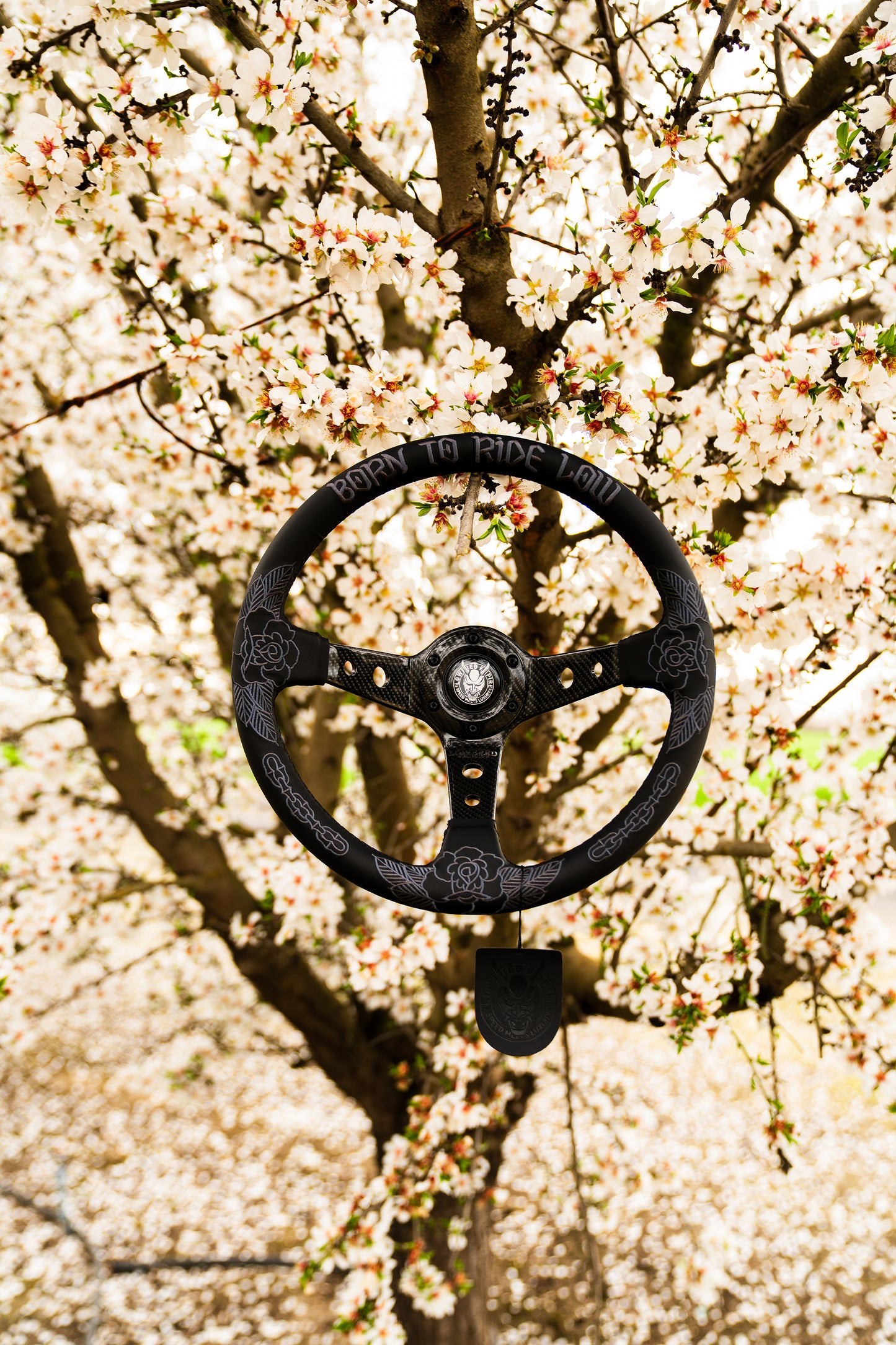 Carbon Fiber Killer Roses KR-3 Steering Wheel 350mm- Lowered Empire