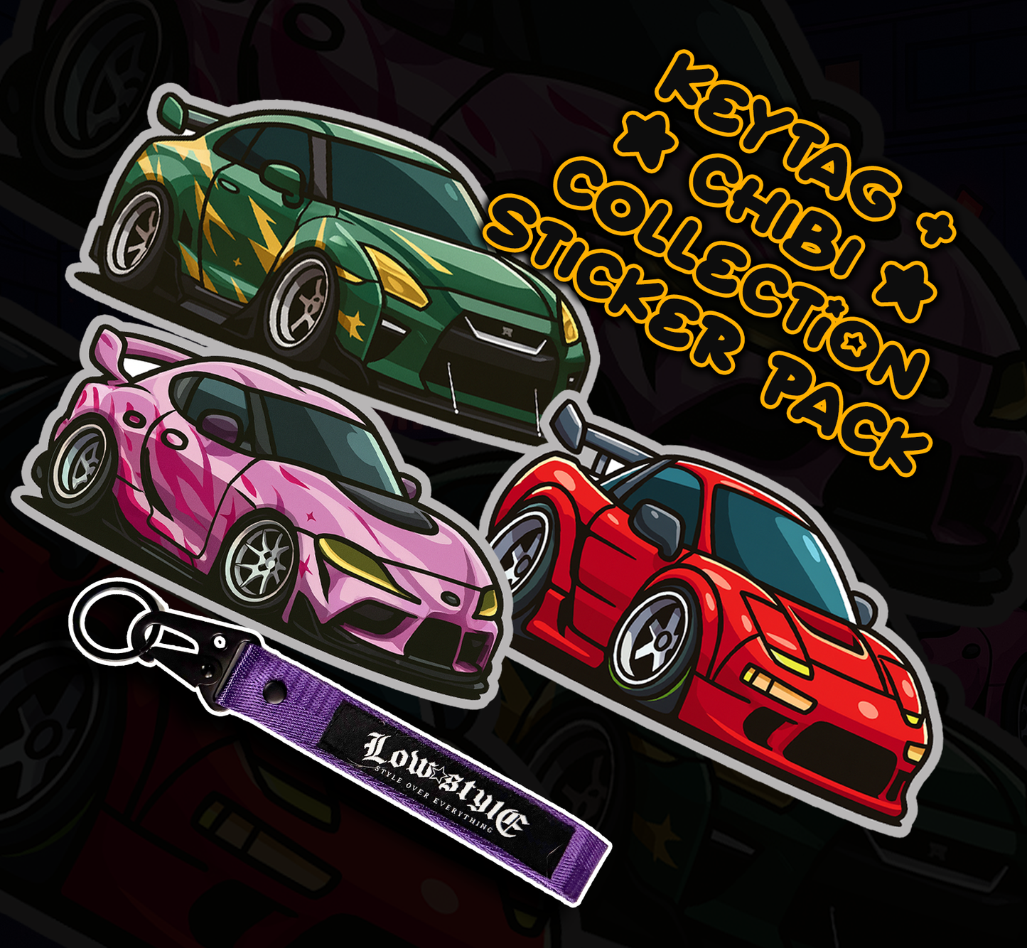 Low Style Keytag + Chibi Collection Pack