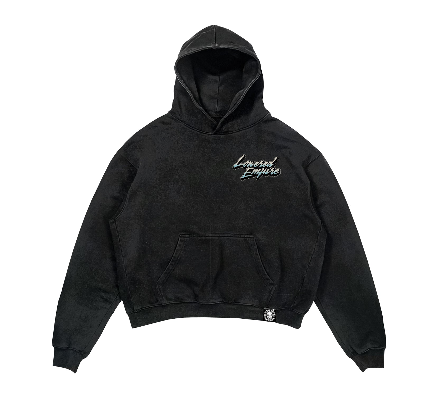 Chained Dragon Acid Wash Vintage Hoodie– Lowered Empire