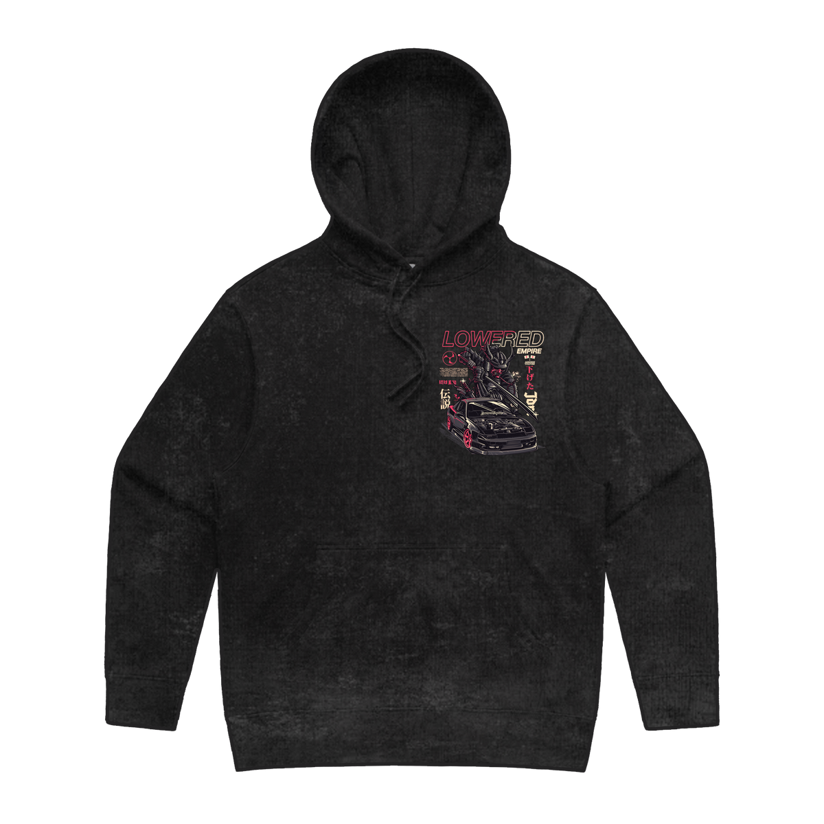 Samurai 240SX Acid Wash Premium Hoodie