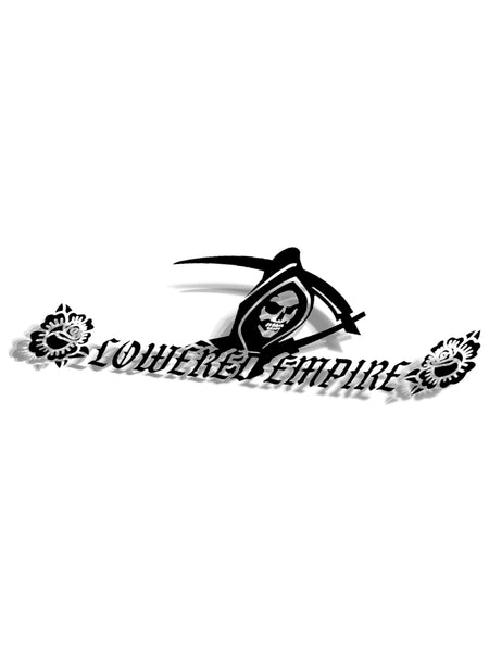 Grim Reaper Rose Traditional Banner 24”