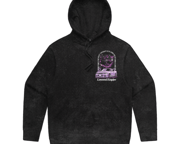 Therapy NightsAcid Wash Premium Hoodie