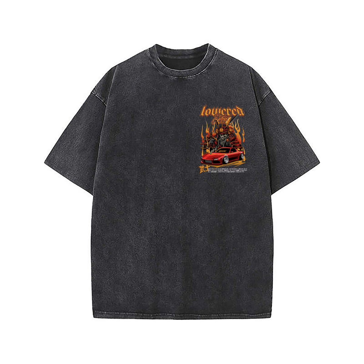 The RX7 Reaper Premium Acid Wash Tee