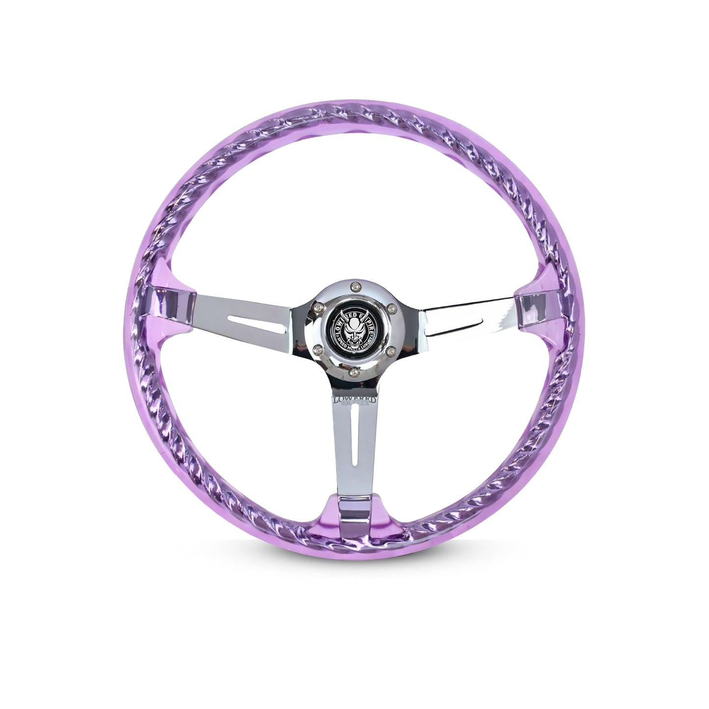 Purple Rider Rakkī JDM DR-1 Steering Wheel 350mm - Lowered Empire