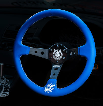 Deep Blue Pastel Steering Wheel Collection 350mm PC-3