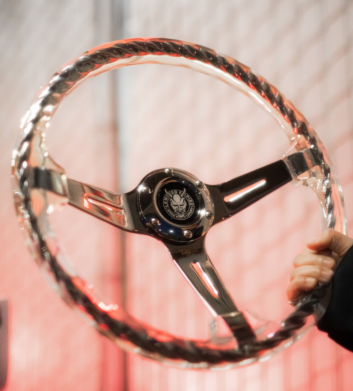 Rakkī JDM Chrome Steering Wheel
