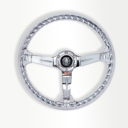Chrome Dragon Rakkī JDM DR-2 Steering Wheel 350mm