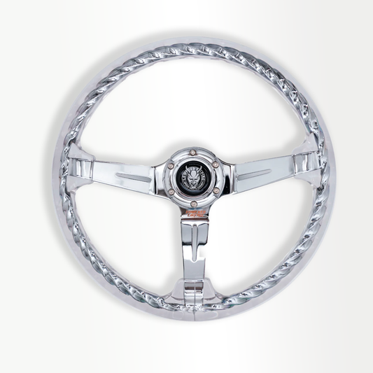 Chrome Dragon Rakkī JDM DR-2 Steering Wheel 350mm