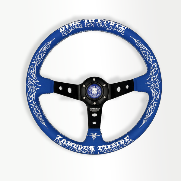 Blue Ride In Style RS-1 Steering Wheel 350mm