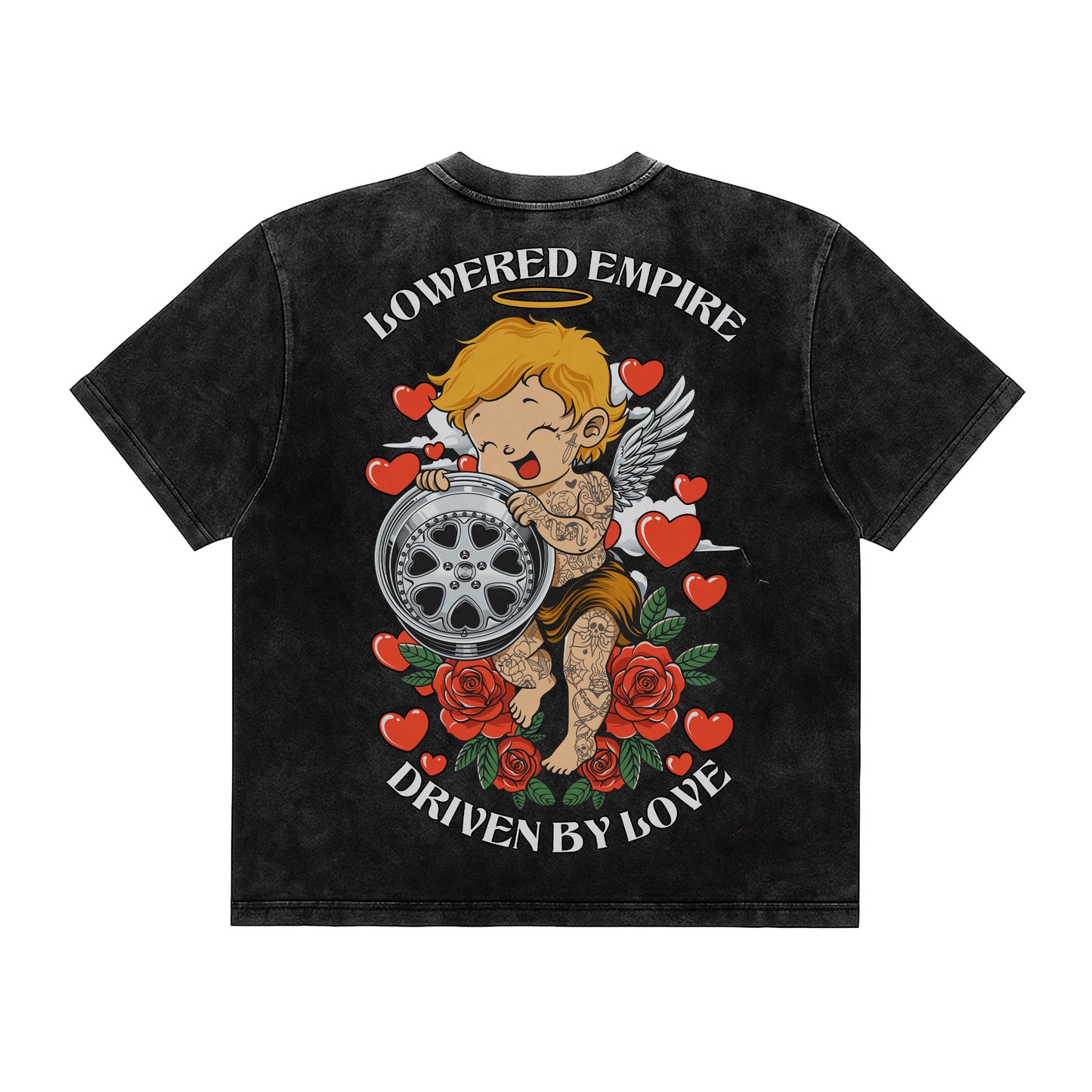 Driven By Love Heavyweight Vintage Tee - Valentine's