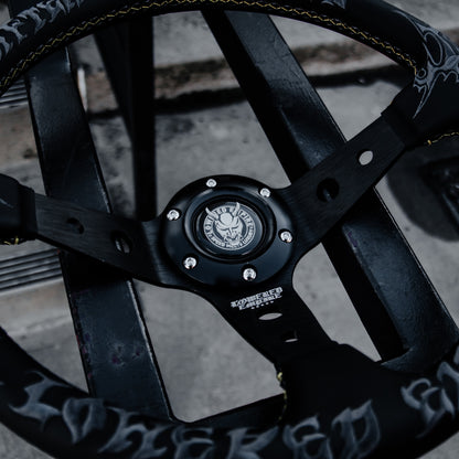 Black After Hours Club AH-1 Steering Wheel 350mm - Steering wheels