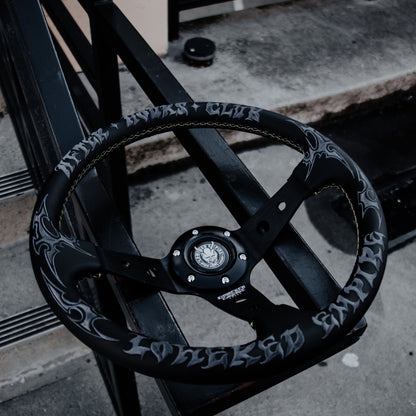 Black After Hours Club AH-1 Steering Wheel 350mm - Steering wheels