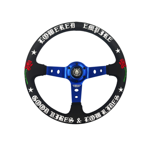 Blue O.G. Good Vibes OG-3 Steering Wheel 350mm