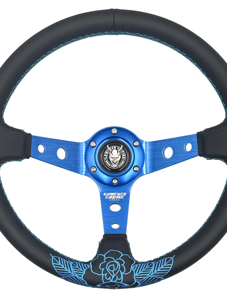 Teal Blue Rose Steering Premium