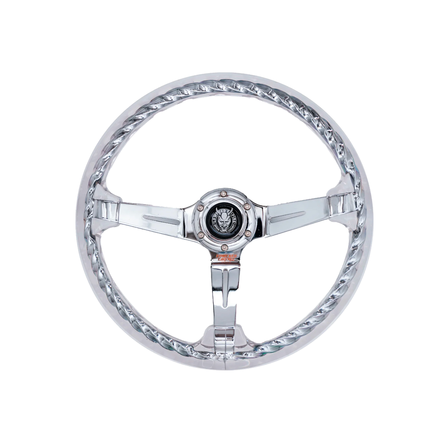 Chrome Dragon Rakkī JDM DR-2 Steering Wheel 350mm - Steering wheels