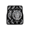 Chrome Logo Pair Premium Car Carpet Floor Mats